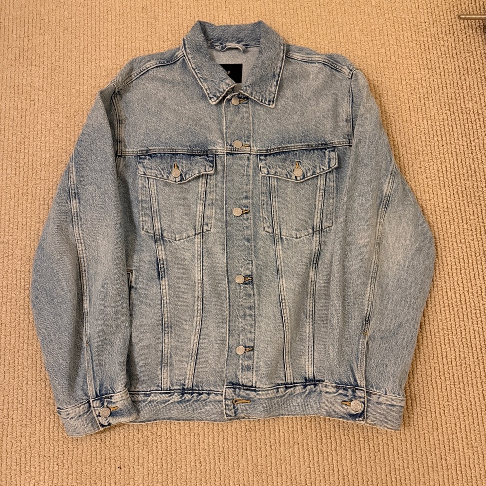 H&M Men's Light Blue Denim Jacket